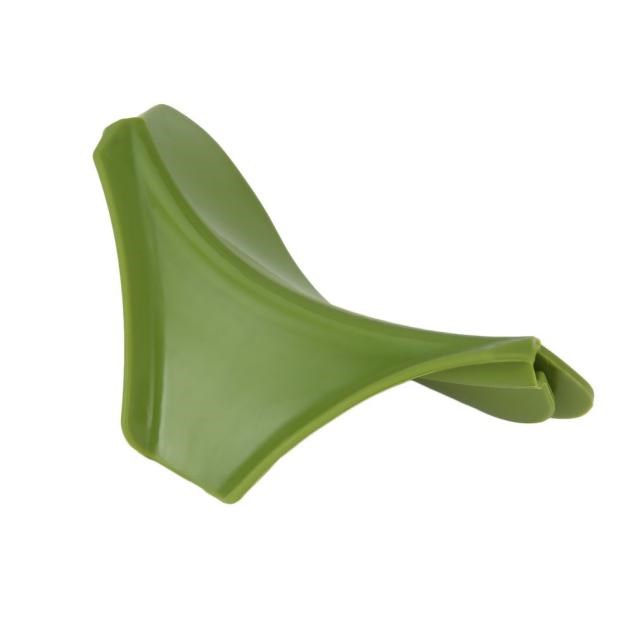 newPractical Anti Spill Kitchen Funnel Gadget Silicone Pour