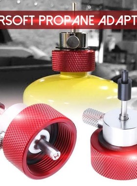 Hot Sale Red Metal Silicone Mew Airsoft Propane Filling Adap