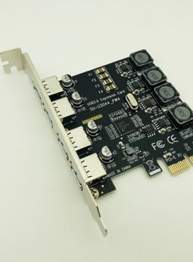 New 4Port USB 3.0 PCI-E Card USB3.0 HUB PCI Exprss PCI-E to