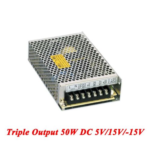 T-50C Triple output DC power supply 50W 5V 15V -15V,smps pow