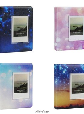 New 64 Pockets 3 Inch Starry Sky Photo Book Album 适用于 Fuj