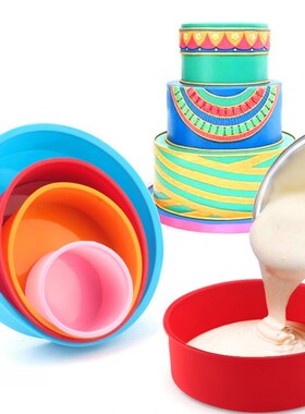 4 inch Round Cake Mold Handmade Soap Candle Mold Mousse Pan