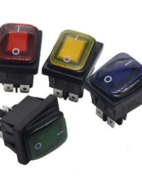 16A/250V AC 20A/125V AC ON-OFF Heavy Duty 4 pin DPST IP67 Se