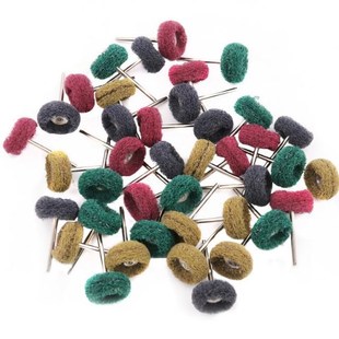 3mm Handle Mini Brush Scouring Pad Abrasive Wheel Nylon Fibe