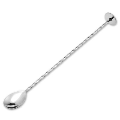 1PC Stainless Steel Cocktail Stirrer Bar Stirring Spoon Spir