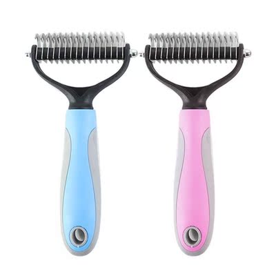 Hair Removal Comb for Dogs Cat Detangler Fur Trimming Dematt