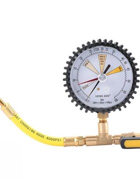 Pressure Test Gauge Air Conditioning Refrigeration Nitrogen