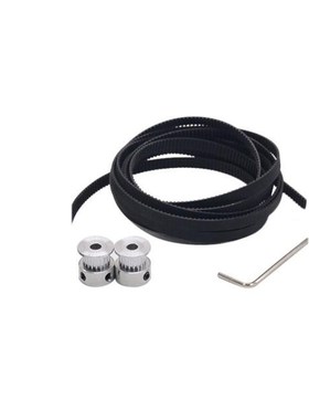 Free shipping 2pcs 20 teeth GT2 Timing Pulley Bore 5mm + 2M