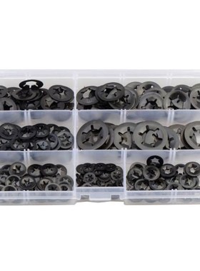 260PCS/Set Metal Starlock Push-on Locking Washer Fastener St