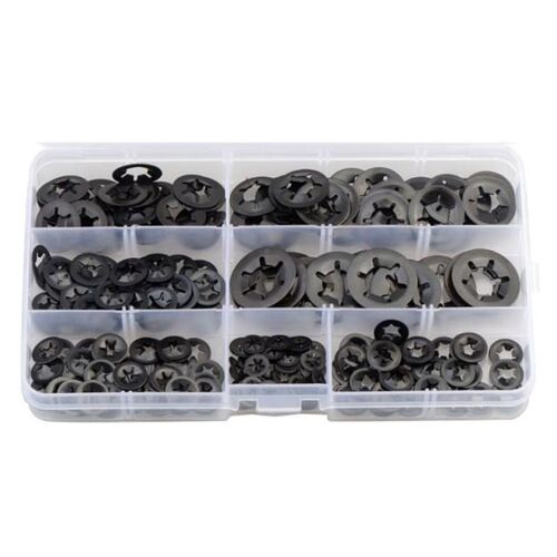 260PCS/Set Metal Starlock Push-on Locking Washer Fastener St