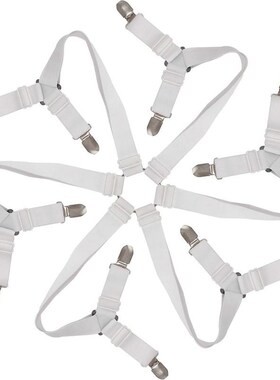 Bed Sheet Clips Grippers Fasteners 3 Way 6 Sides Sheet Suspe
