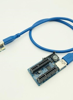 NEW Add On Card PCI Express USB 3.0 Adapter Raiser PC Compon