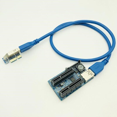 NEW Add On Card PCI Express USB 3.0 Adapter Raiser PC Compon