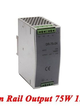 DR-75 Din Rail Power Supply 75W 15V 5A,Switching Power Suppl