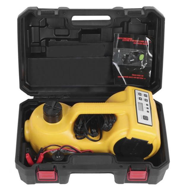 DC 12V 5T Electric Hydraulic Jack Kit 6.1-17.7in Lifting Tir