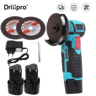Drillpro 12V Brushless Mini Angle Grinder Cordless Polishin