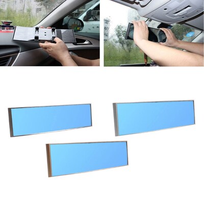 Universal Car Interior Rear View Mirror Panoramic Clip-on Wi