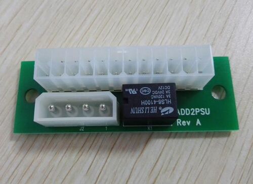 Newest Add2Psu Adapter ATX 24Pin to 4Pin Dual PSU Power Supp