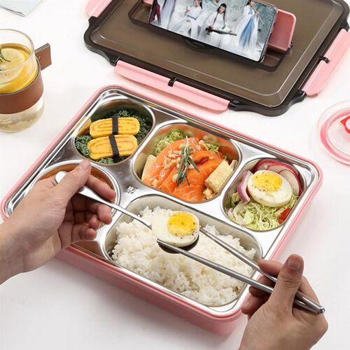 Microwave Lunch Box Dinnerware Food Storage Container Childr