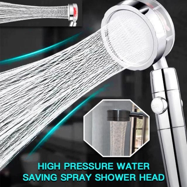 360 Rotated High-Pressure Handheld Shower Head Bathroom Pres