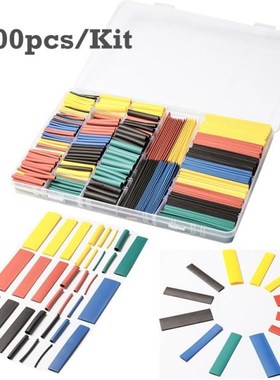 New 700Pcs 8Sizes Shrinkable Tubes Set Assortment Heat Shrin