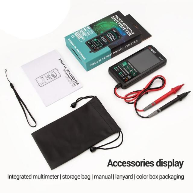 618C Smart Touch Digital Multimeter DC/AC Analog Tester True