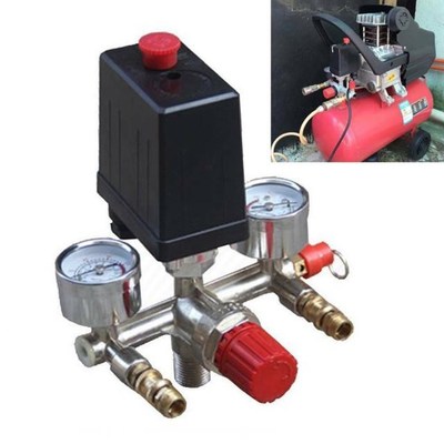 230V Pressure Guage Switch Air Valves Intake Manifold Compre