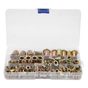 7XEA 150 Pcs/set M3 M4 M5 M6 M8 M10 M12 Carbon Steel  Nuts I