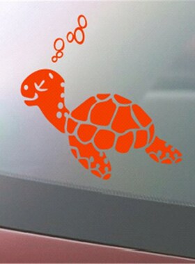 1 PC Cute Sea Turtle Vinyl Decal Sticker for Car Truck Lapto