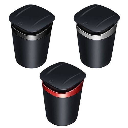 Car LED Ashtray with Detachable Lid Creative Portable Ashtra