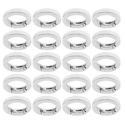 Buckles  Oval Spring Buckle Alloy Silver Snap Hooks Clip for