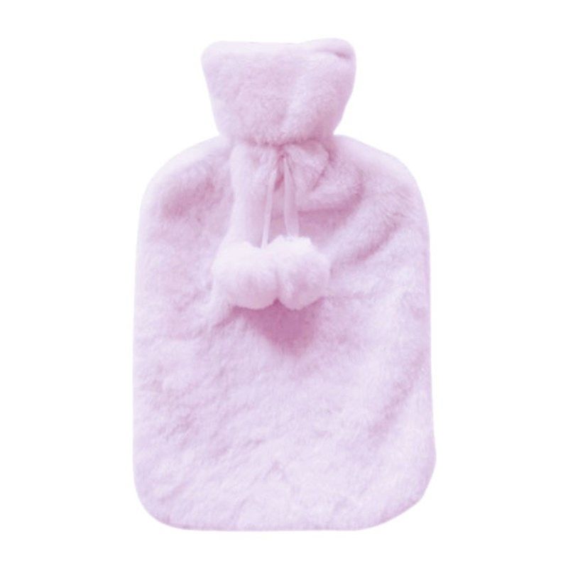 1800ml cute 2 balls plush cover hot water bottle anti-scald
