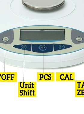 ZEAST 100x0.001g 1mg Digital LCD Lab Laboratory Analytical B