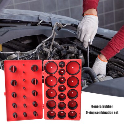419pcs Gasket Sealing Ring O Rings Rubber Kit Set Seal Gaske
