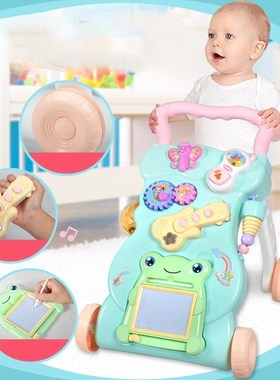Baby Walker Multifunction Toddler Trolley Toys Sit-To-Stand