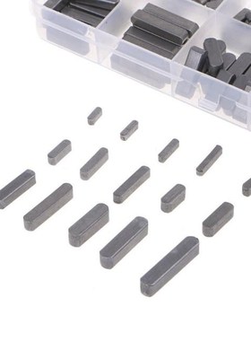 140pcs Round Ended Feather Key Parallel Drive Shaft Keys Set