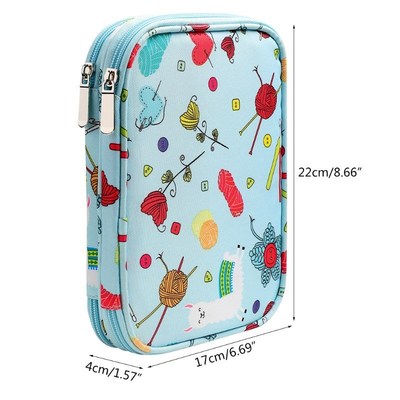 60cm Circular Knitting Needles Set Scissors Measure Ruler DI