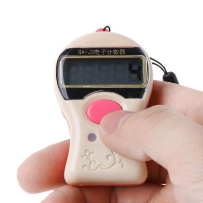 0-99999 Digital Tally Counter LCD Electronic Manual Clicker