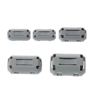 Clip-on Ferrite Choke Ring Cord RFI EMI Noise Suppressor Fil