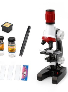 Kids Child Educational Microscope Kit Science Lab School LED