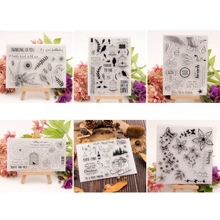 Beach Silicone Clear Stamp Seal DIY Scrapbook Embossing Albu