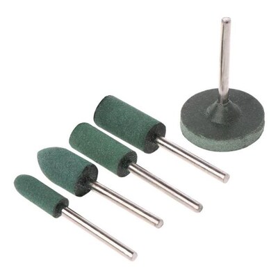 5pcs/set Abrasive Mounted Stone 适用于 dremel Rotary Tools G