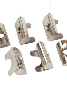 5pcs 3030 Half round nut M4 M5 M6 M8 shrapnel nut block elas