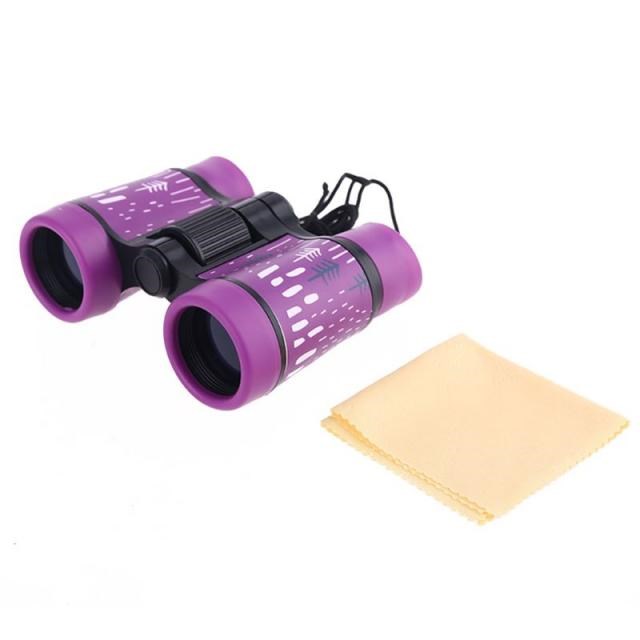 4x30 Binoculars Plastic Children Colorful Lightweight Telesc