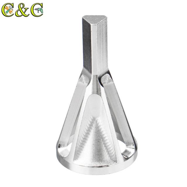 Silver HSS Triangle Shank Deburring External Chamfer Tool Bi