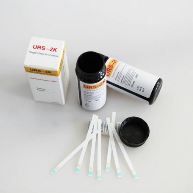 100 strips URS-2K Glucose Ketone Urine Test Strip Reagent St