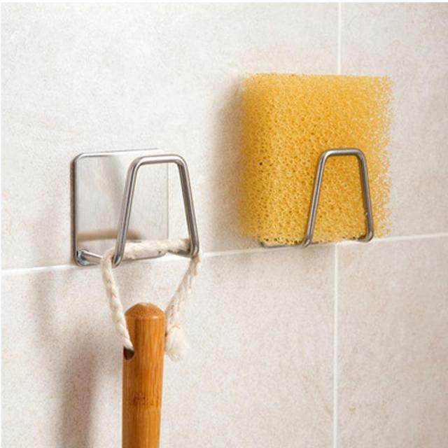 Multifunction Non-Slip Sink Sponges Holder 304 Stainless Ste