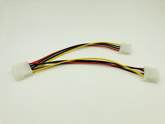 4Pin Molex to Double 4pin Molex IDE Female Power Supply Spli