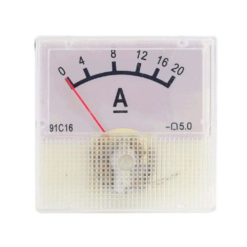 Current Test Mechanical Pointer Type DC Panel Meter DC 0-20A