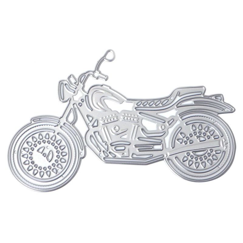 Motorcycle Metal Cutting Dies Stencil Paper Card Scrapbook E